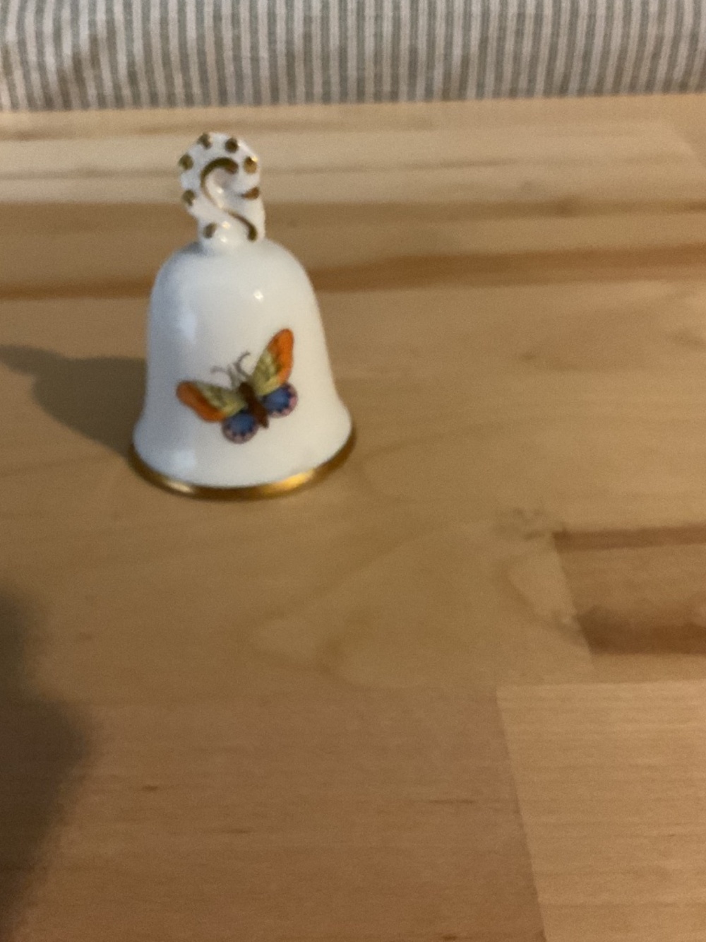 Ceramic bell.  Hand painted - Picture 5 of 6